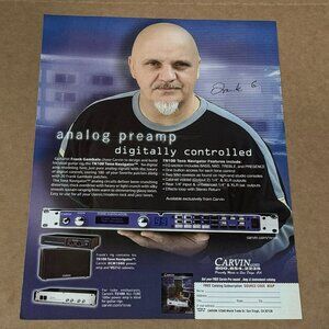 Frank Gambale - Carvin Amps - 2004 Print Advertisement